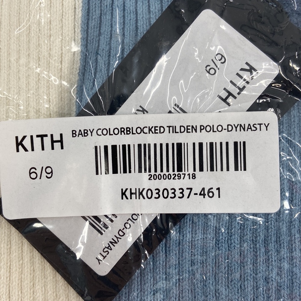 Kith Baby Dynasty Colorblocked Tilden Polo 6-9M - Picture 6 of 8